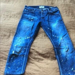 Scotch Soda Duke fit customized jeans